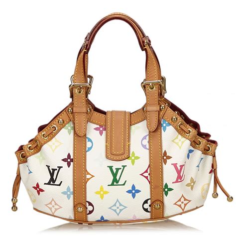 vintage white Lv bag